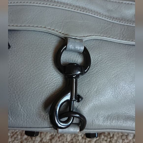 Rebecca Minkoff Grey M.A.C Studded Crossbody Bag - Picture 5 of 12